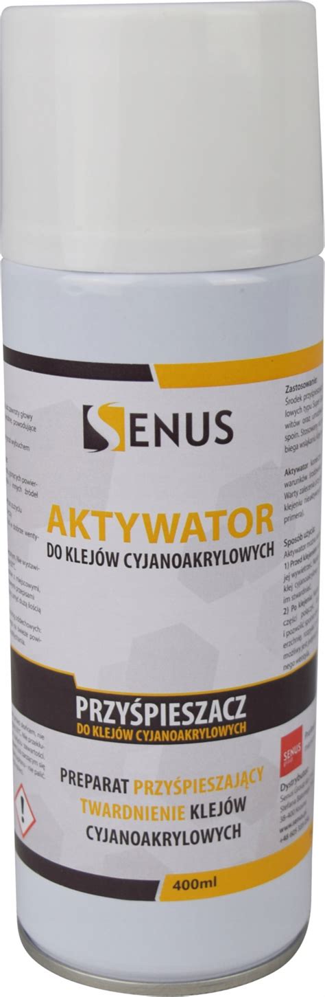 Przyśpieszacz aktywator do klejów CA 200ml Senus 10434207705 Allegro pl