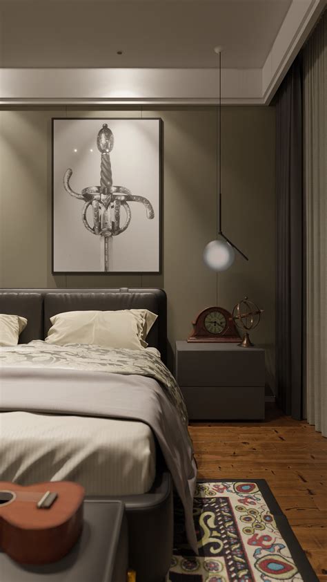 Olive Bedroom on Behance