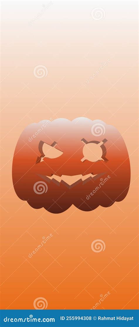 Illustration of Jack O Lantern for Wallpaper Smartphone Stock Illustration - Illustration of ...