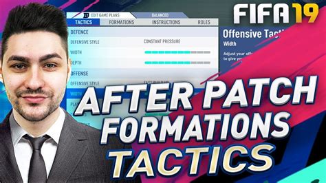 Fifa 19 After Patch Best Formations Best Tactics And Instructions