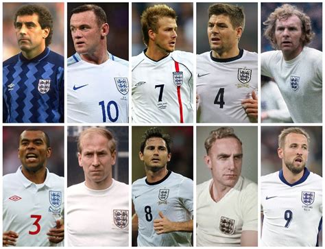 England Players Caps and Goals - My Football Facts