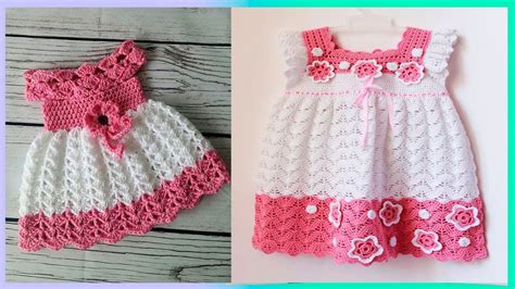 Vestidos Para Bebes Tejidos A Croceht YouTube