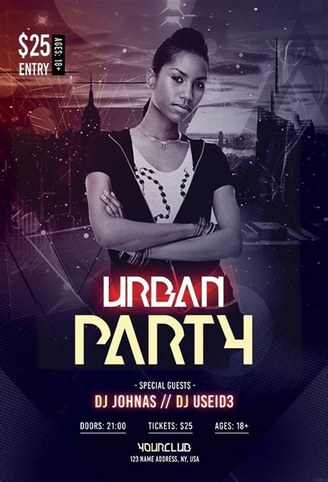 Urban Party Psd Premium Flyer Psd Template Softarchive