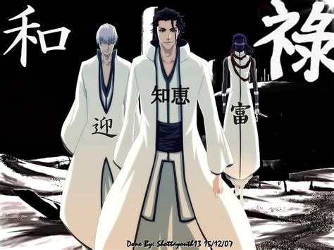 Aizen Ginebra Tousen Blanqueador Aizen Anime Sosuke Ginebra