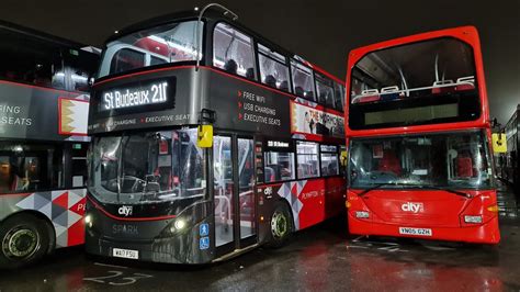 Plymouth Citybus Enviro 400 City E40D WA17 FSU 550 On 21D To St