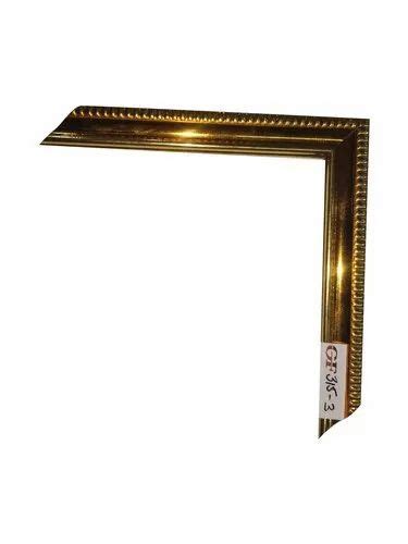 Polystyrene Golden Glossy Photo Frame Molding At 35 Feet In Mumbai