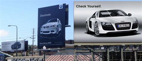 The Historic Bmw Vs Audi Billboard Ad War In Pictures