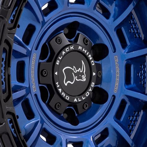 Black Rhino® Legion Wheels Cobalt Blue With Black Lip Rims