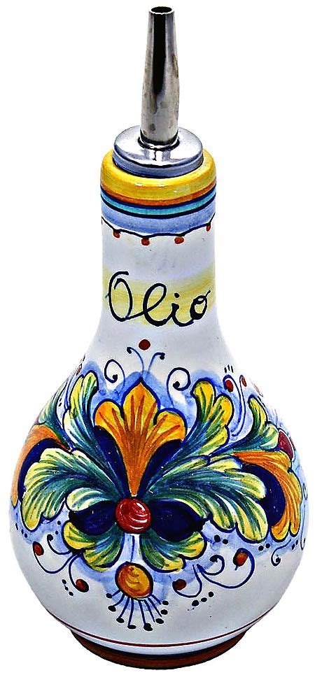 Italian Ceramic Olive Oil Bottle Dispenser Olive Oil