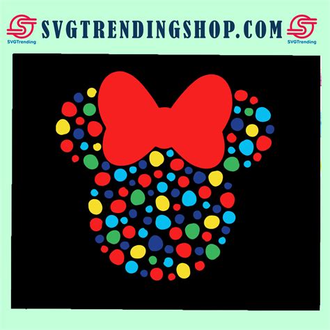 Minnie Shaped Dot Minnie Svg Minnie Lover Svg Minnie Lover T