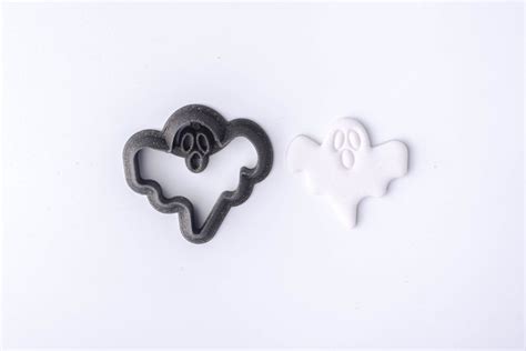 Spooky Ghost Polymer Clay Cutter Spooky Ghost Earring Clay Etsy