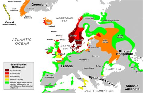 Viking trade routes of Middle Ages : r/Cruise