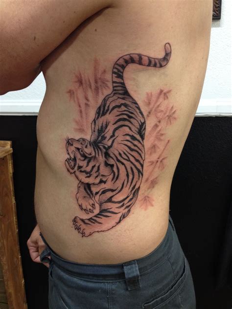 Tiger Tattoo On Ribs