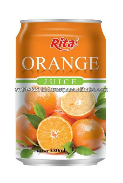 Orange Drink Juicevietnam Rita Fruit Juice Price Supplier 21food