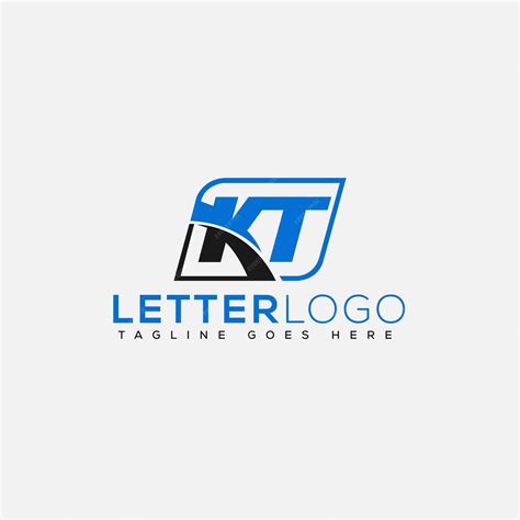 premium vector kt logo design template vector graphic branding element