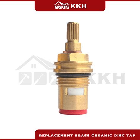 Ready Stock Pcs Replacement Brass Ceramic Disc Tap Valve Insert