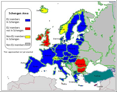 Civitas Institute For The Study Of Civil Society Schengen Area Map