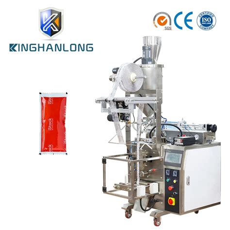 Automatic 4 Sides Tomato Sauce Ketchup Sachet Form Fill Seal Wrapping Flow Packaging Packing