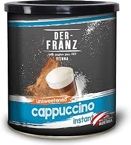 Der Franz Cappuccino Instant Unsweetened G Amazon Co Uk Grocery