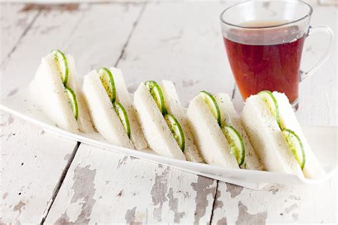 Cucumber tea sandwiches | Ohmydish