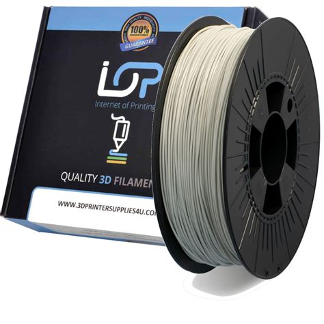 Premium PLA Filament LIGHT GREY 1000gr 1 75mm 3D Printer Supplies 4 U