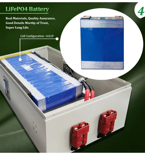 Powerwall 48V 51 2V 100AH LiFePO4 Lithium Battery WHC 51 2V 100P