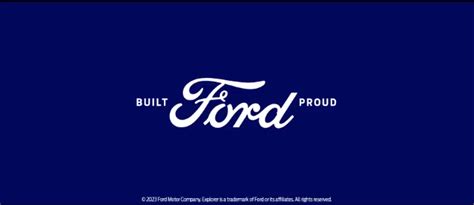 Ford Motor Company (Commercial Tags) - Audiovisual Identity Database