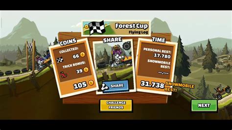 Snowmobile Hill Climb Racing 2 B33FYWOLVES Cup Mode P 85 YouTube