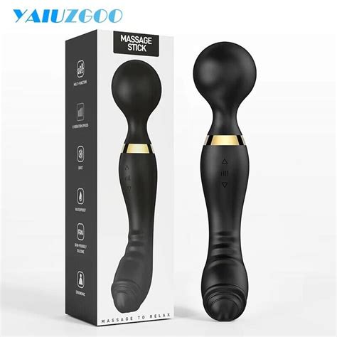 Powerful Wand Vibrator For Woman 28 Vibration Dual Motors Av Magic Wand