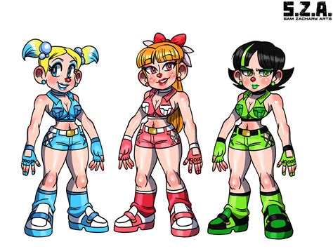 Powerpuff Girls Redraw By Samzacharyarts On Deviantart