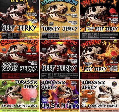 Jurassic Jerky Insanity Beef Jerky Hecho Con El Fantasma Habanero Y Carolina Reaper El