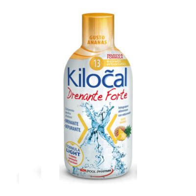 Kilocal Drenante Forte Ananas Ml Integratore Alimentare Depurativo