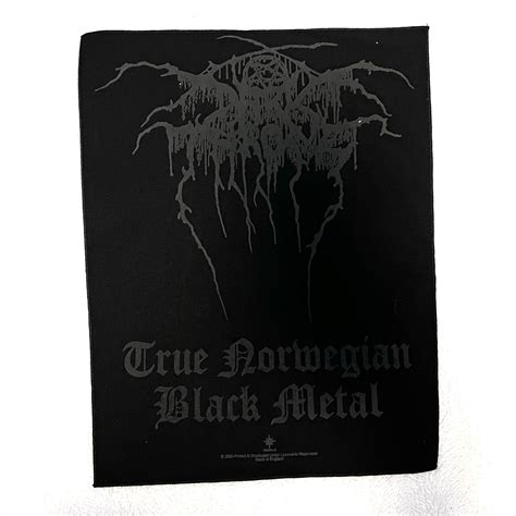 DARK THRONE “TRUE NORWEGIAN BLACK METAL” BACK PATCH | Steelfest