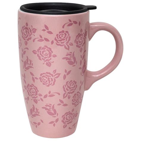 Pin By Julie Burnett On Ting Mugs Travel Mug Pink Floral