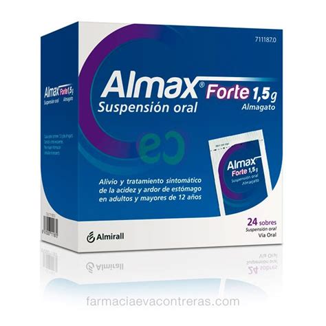 Prospecto Almax Forte 750 Mg Comprimidos Masticables Sabor Fresa