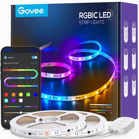 Buy Govee Ft Rgbic Led Strip Lights Color Changing Led Strips App