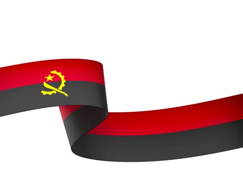 Angola bandeira elemento Projeto nacional independência dia bandeira ...