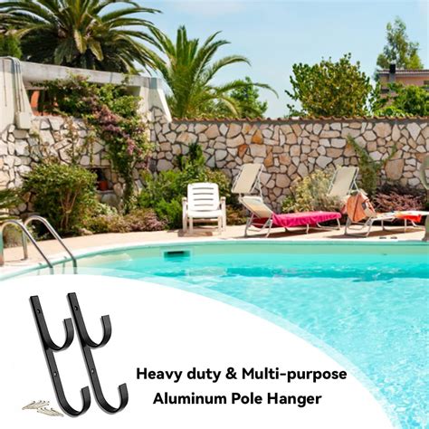 2Pcs Aluminum Swimming Pool Pole Hangers – pollyjoy