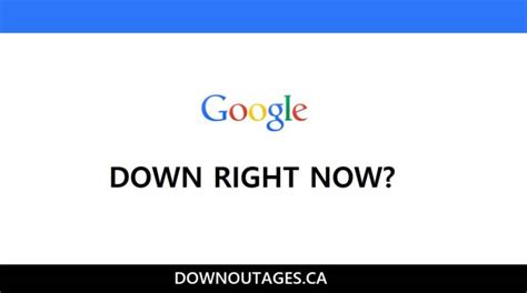 Google Down or Service Outage? Check Current outages and problems ...