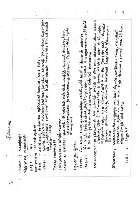 Botany-1: Detailed Study of Fabaceae, Solanaceae, and Liliaceae