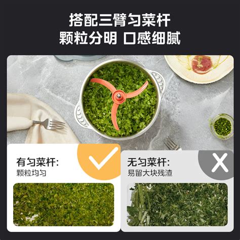 美的大容量绞肉机家用全自动多功能料理机不锈钢大功率电动搅拌机 E痛风网