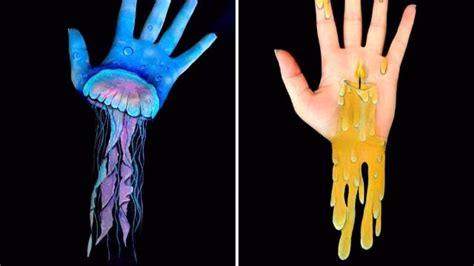 Artist Creates Optical Illusions As Body Art Using Her Own Arm Metro News