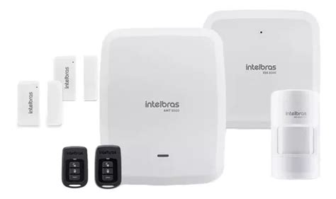 Kit Alarme Total Sem Fio Residencial Amt 8000 Slim Intelbras Frete Grátis