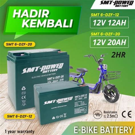 Battery Aki Kering 12v 12ah 2hr Smt 6 Dzf 12 Lazada Indonesia