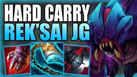 THIS IS HOW YOU CAN HARD CARRY DIFFICULT GAMES WITH REK SAI JUNGLE