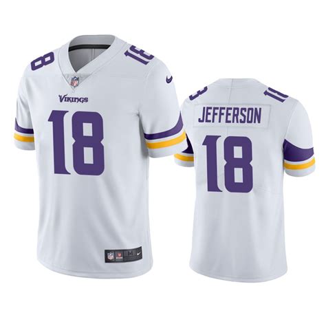 Men S Minnesota Vikings Justin Jefferson White Vapor