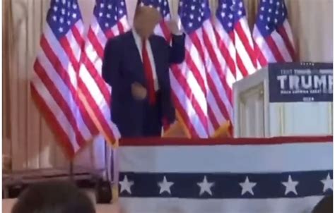 Watch Crowd Erupts When Trump Pulls Out His Iconic Dance Moves At Mar