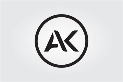 Creative Letter Ak Logo Design Graphic By Rana Hamid · Creative Fabrica