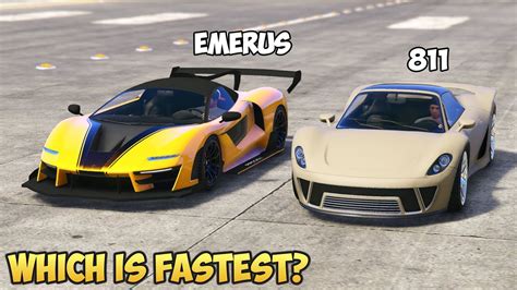 GTA 5 PFISTER 811 Vs PROGEN EMERUS Which Is Fastest YouTube