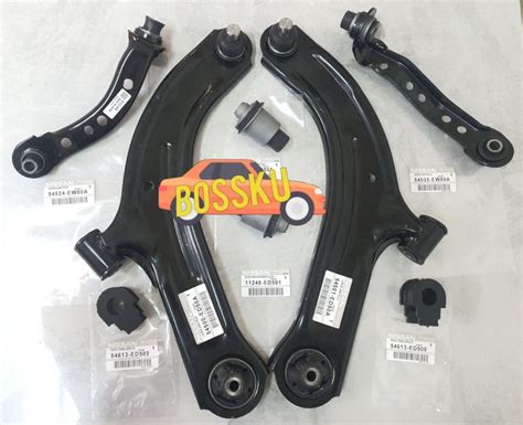 8 IN 1 SET NISSAN LATIO LIVINA SYLPHY FRONT LOWER ARM UPPER